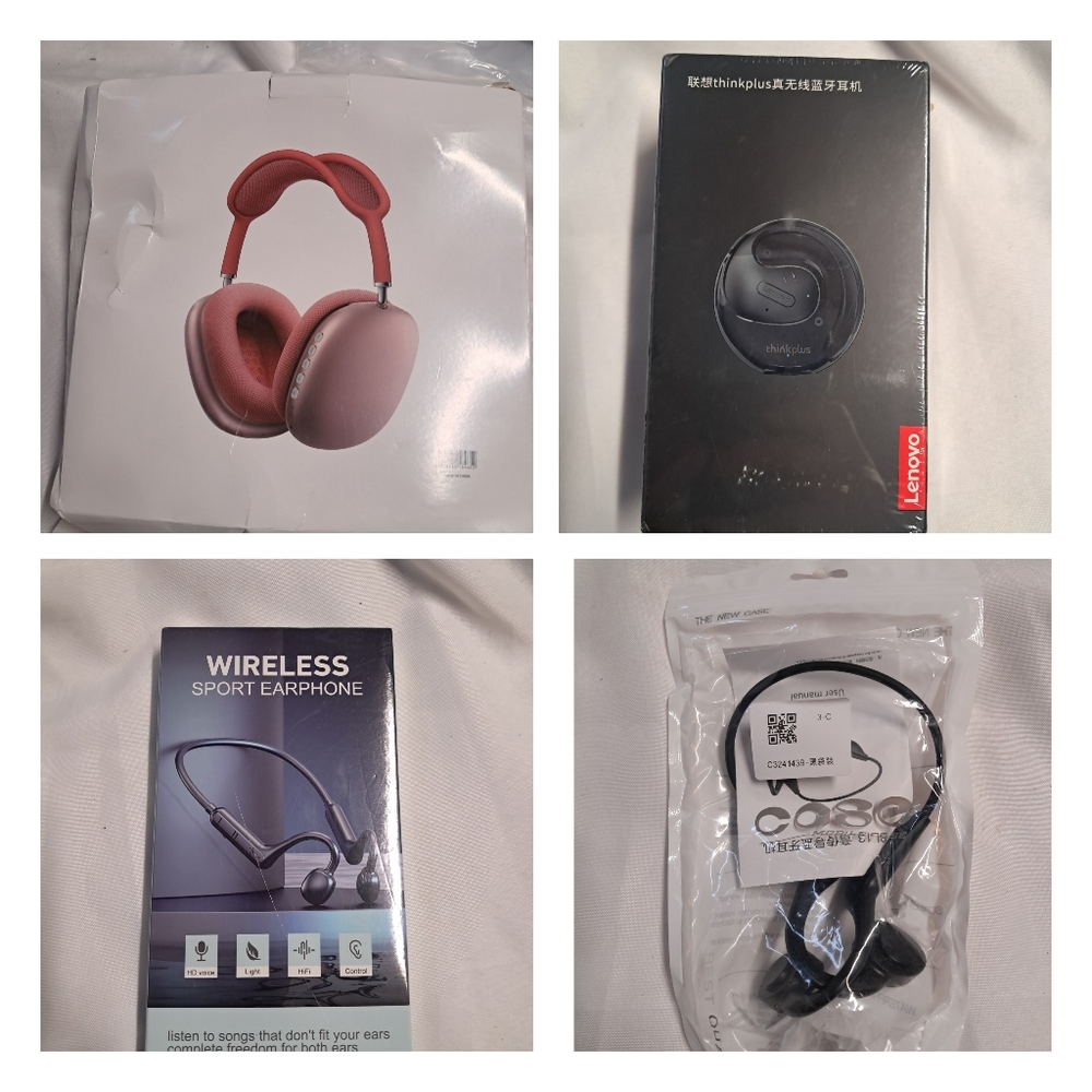 NWT Set Of 4- Wireless Earphones